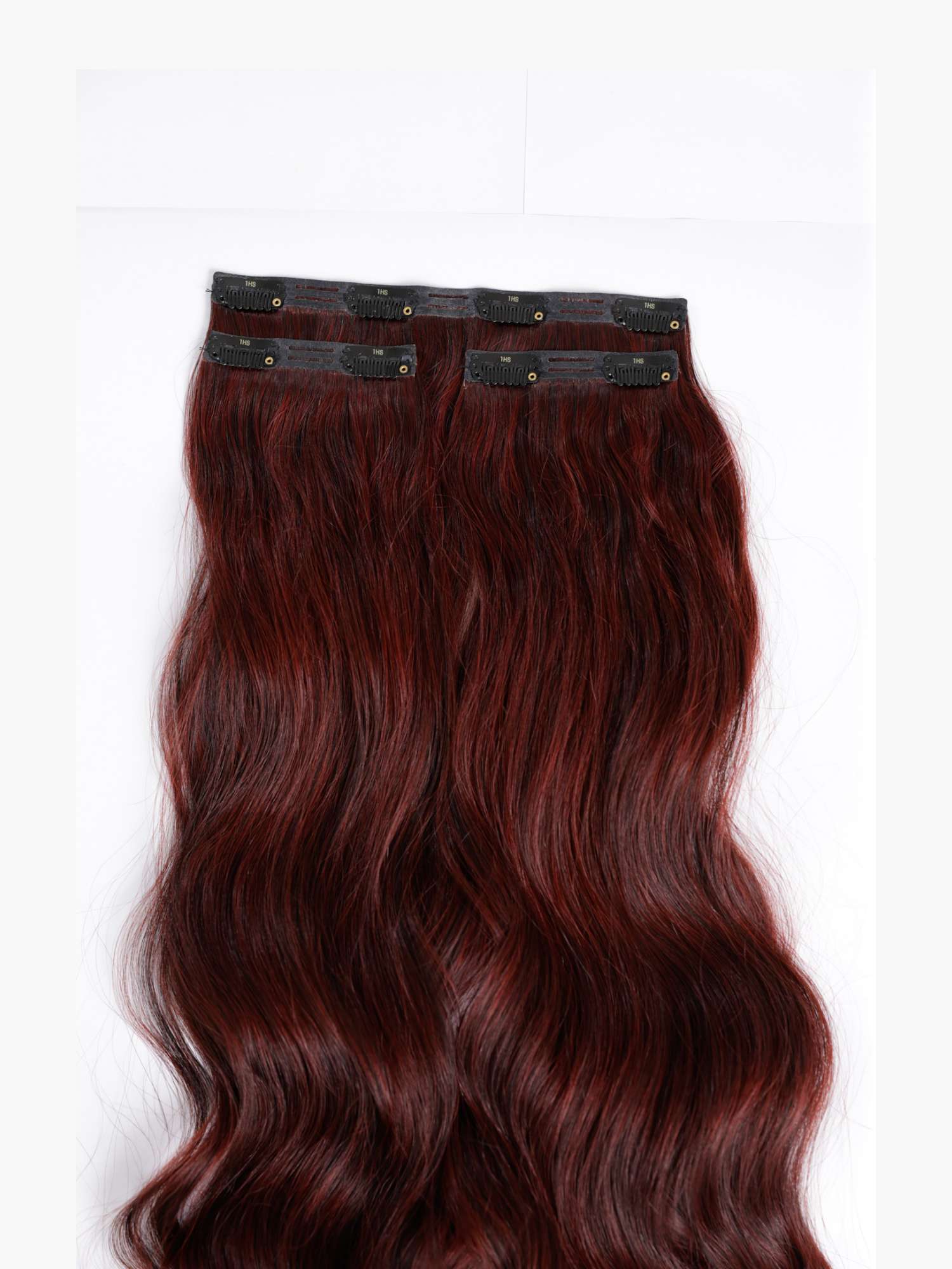 Burgundy Blend - Seamless 3 Set Clip-in Extensions - Image 4