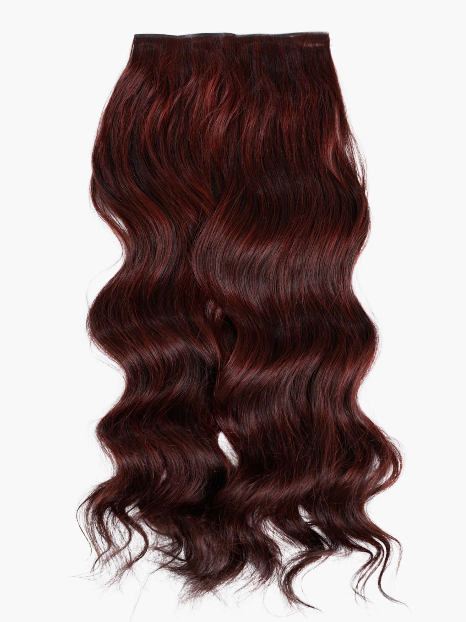 Burgundy Blend - Seamless 3 Set Clip-in Extensions - Image 5