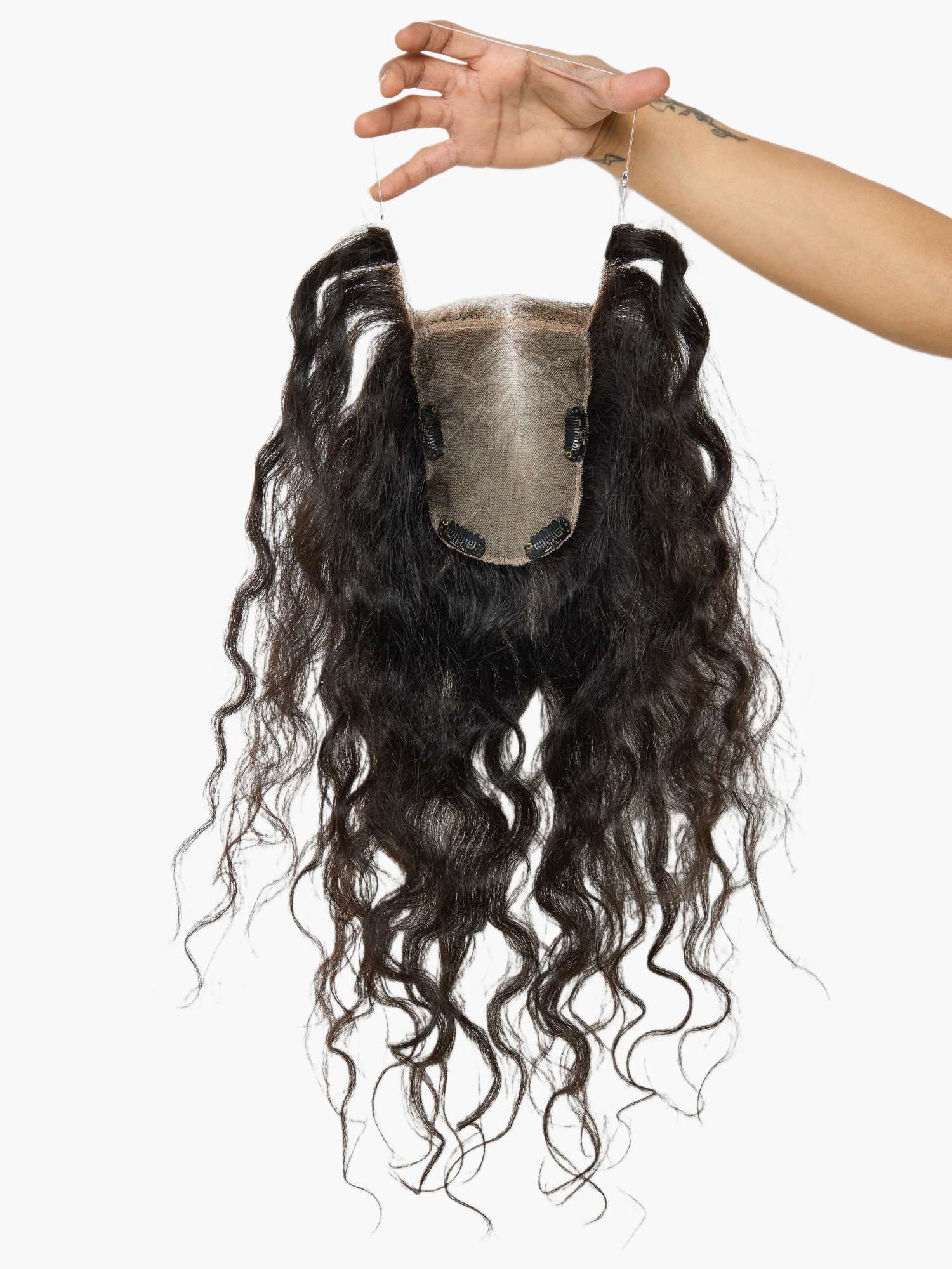 Receding Hairline Topper- Curly - Image 8